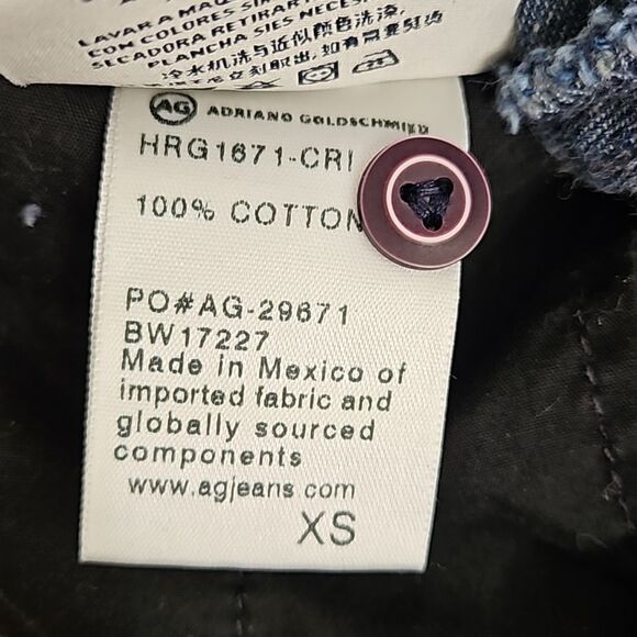 AG Adriano Goldschmeid “The Rhoda” Utility Romper XS Jean Short sleeve - Picture 15 of 16